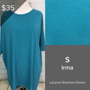 NWT Lularoe Irma Short Sleeve Top Blouse Shirt